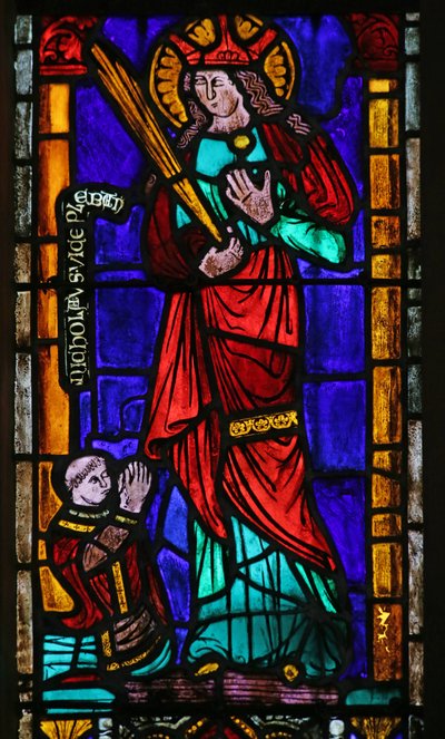 Window Depicting Saint Margaret with Donor by French School